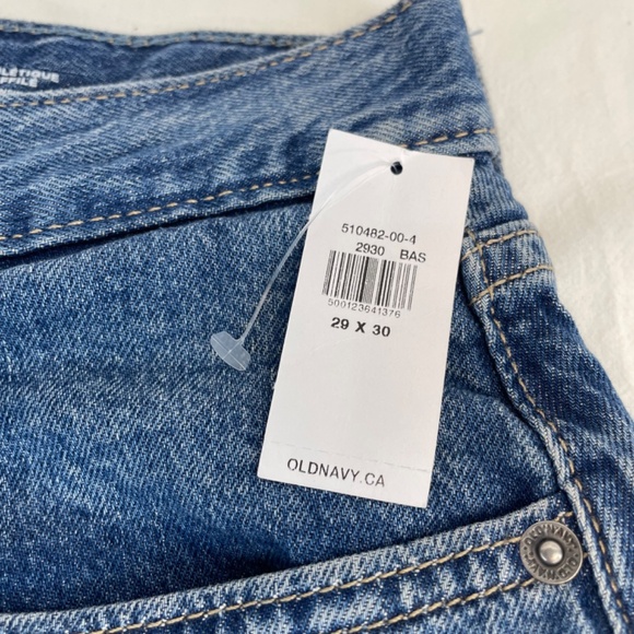 Old Navy Athletic Taper Medium Wash Blue Jeans Skinny Women’s 29x30 WITH TAG - Picture 8 of 16